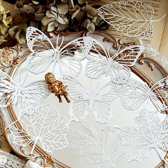 10Pcs/Set Scrapbooking Pad Lace Pattern Easy To Use Lightweight Craft Material Journaling Paper for Home