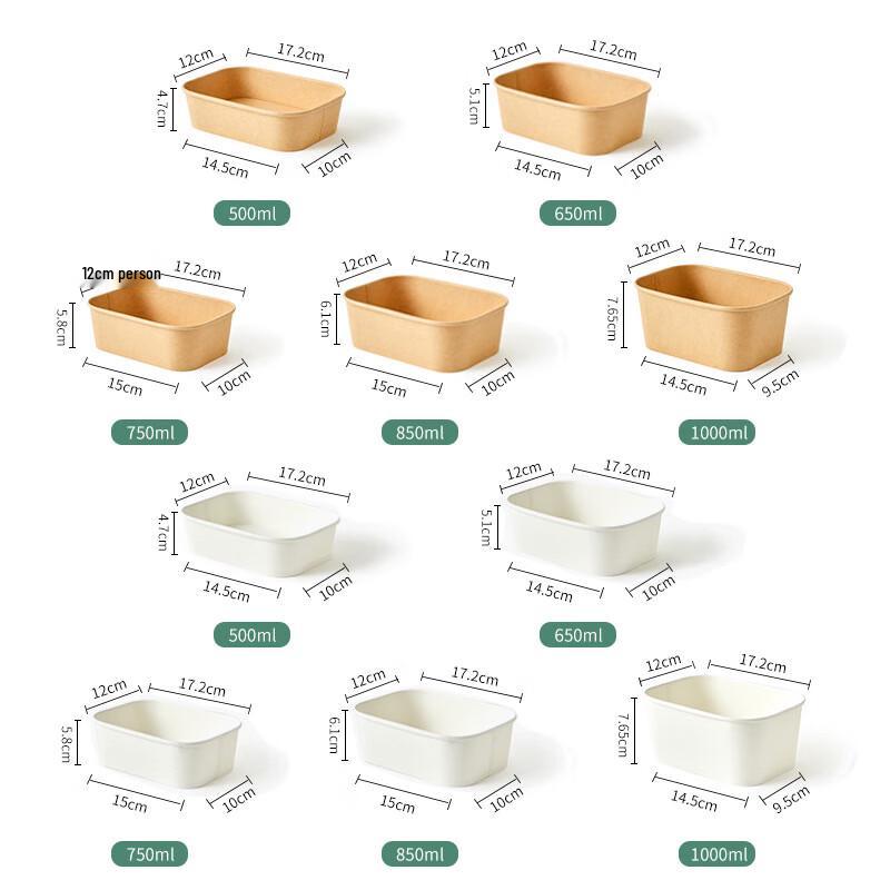 Xiaoyueya Disposable Eco-Friendly Lunch Box with Lid