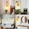 Wall Lights with E27 Base Type Bamboo Rattan Wicker Design Chandeliers Apply for Home Decorative Wall Lamps Fixtures Handcraft