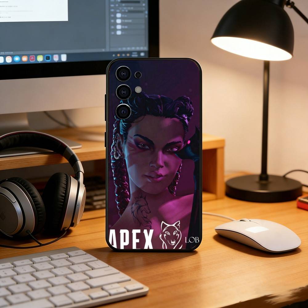 Apex Legends Phone Case For Samsung S25,S24,S21,S22,S23,S30,Ultra,S20,Plus,Fe,Soft Silicone Black Cover