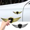 3D Metalowe Skrzydła Stylizacja Naklejki z Emblematami na Błotnik Bagażnika Samochodu Dla Corsa Astra Insignia Vectra Zafira Meriva Mokka Grandland Vivaro