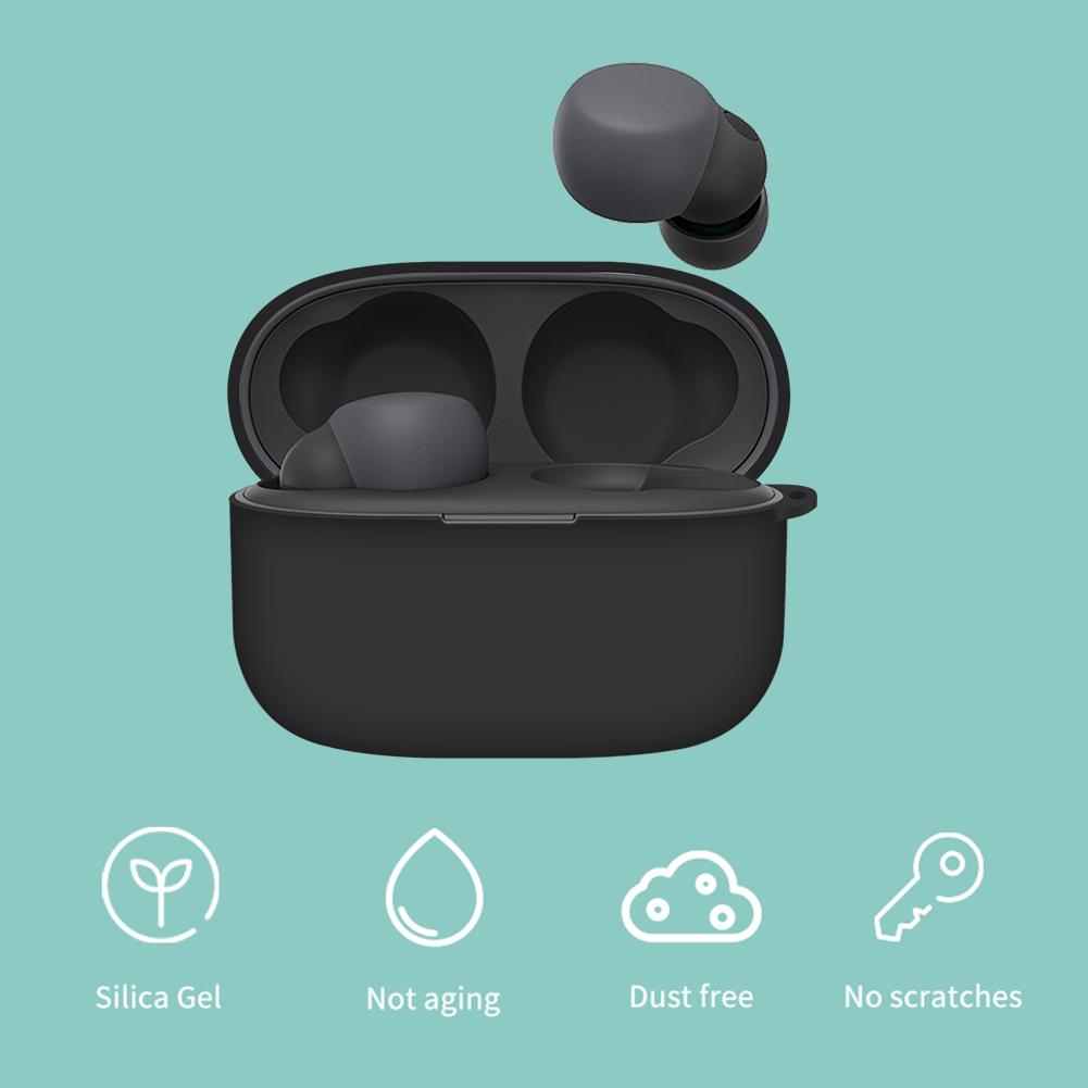

Мягкий силиконовый чехол для наушников Sony Linkbuds S WF-LS900N (черный) К