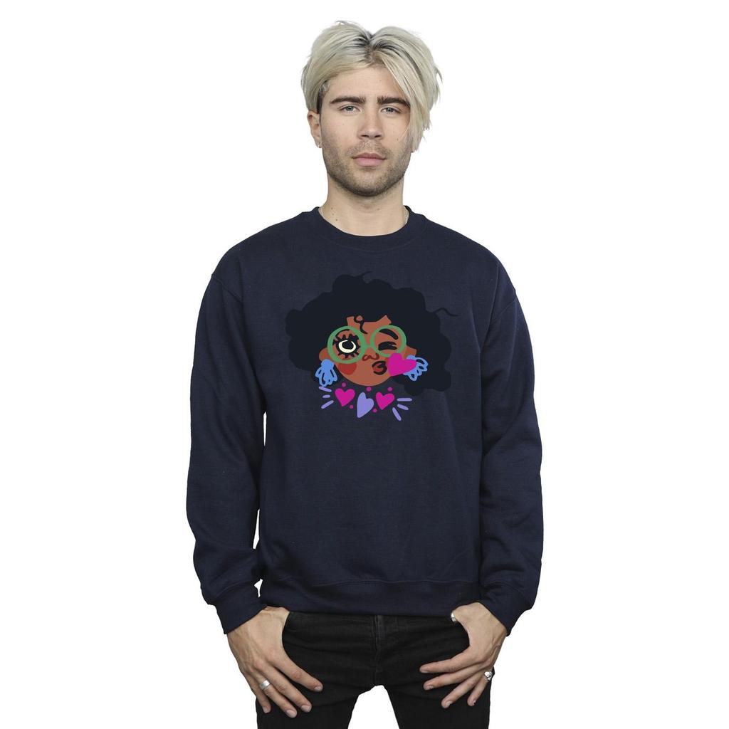 Disney Mens Encanto Mirabel Kiss Sweatshirt