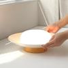 Japanische Deckenleuchte im nordischen Cremestil