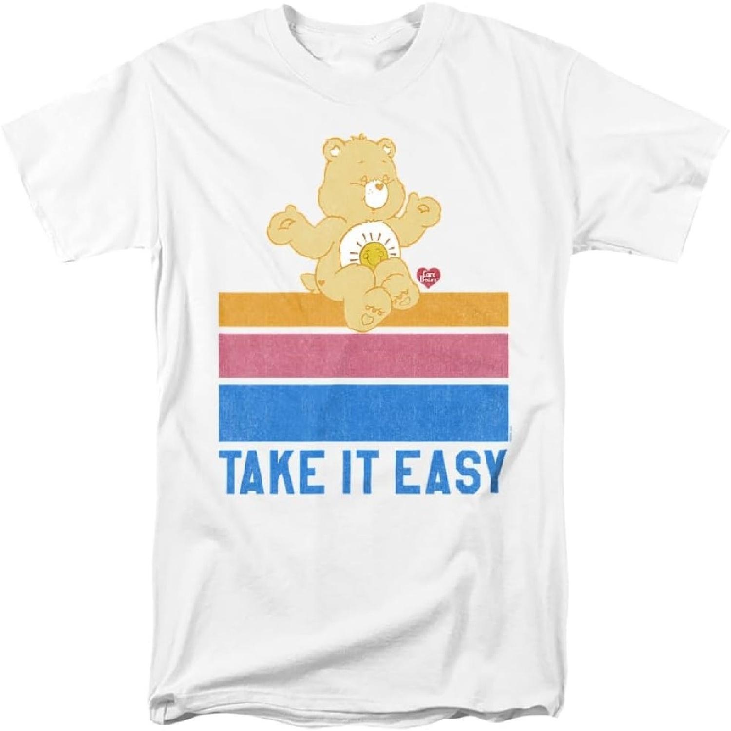 Care Bears Funshine Bear Take It Easy Unisex Adult T Shirt XXXXXL белый