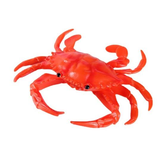 Simulated Lobster Model Squeaky Realistic Stress Relief Crab Squeeze Toy Home Office Desktop Decoration Photo Props Crab