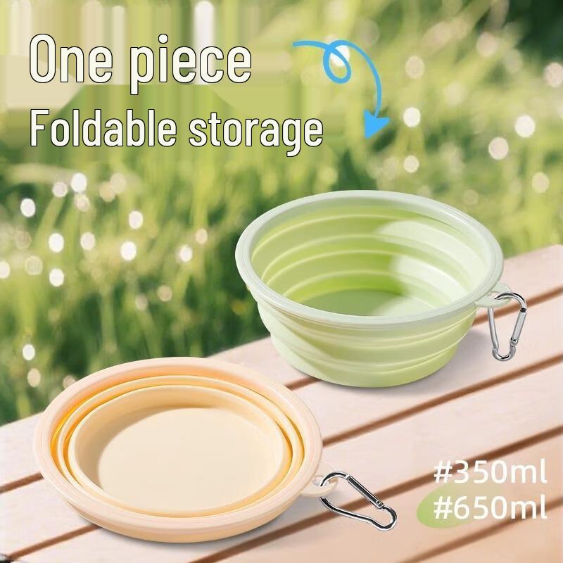 Portable Pet Folding Travel Bowl