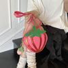 Cute strawberry bag 2025 new Mori sweet girl fashion sequined shoulder bag foreign versatile small messenger bag