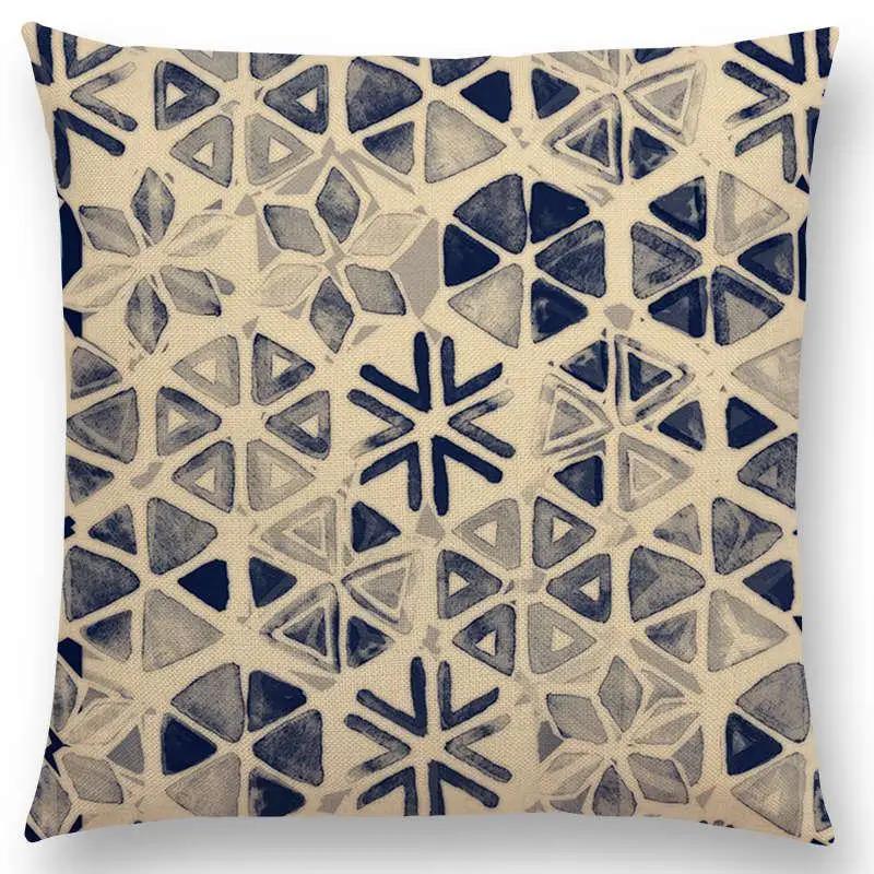 Home Decor Floral &amp; Leafy Patterns Pillow Covers Pattern Cushion Cover Suitable For Sofa Bedroom Car Pillow Cover