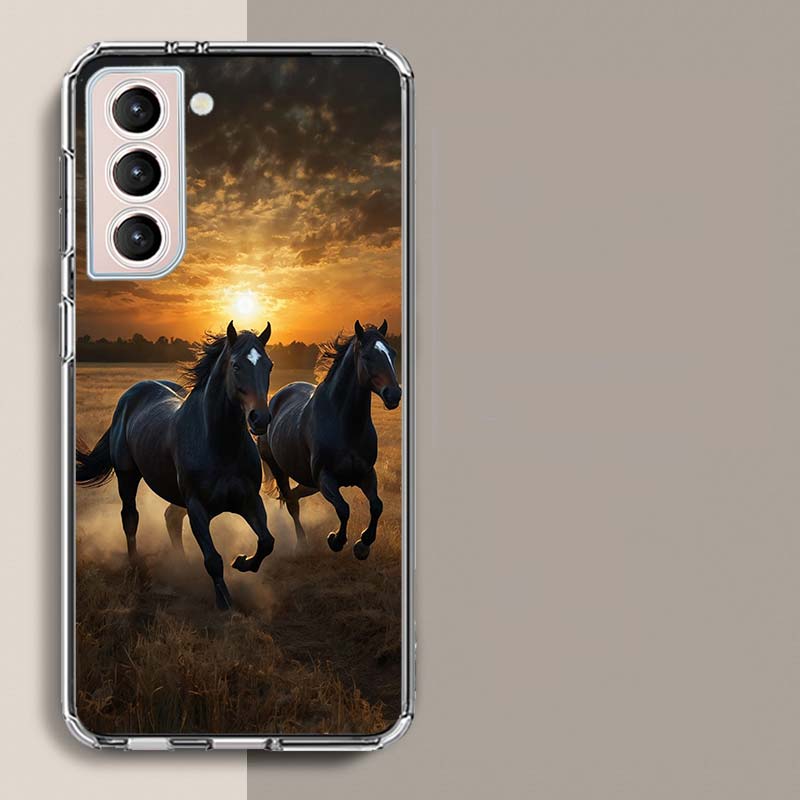 

Dismount and Run at Sunset Phone Case For Samsung Galaxy S25 Edge S24 S23 FE S21 S20 S10 Plus S22 S26 Ultra Cover Clear Cases TP Samsung S26 Ultra 5G