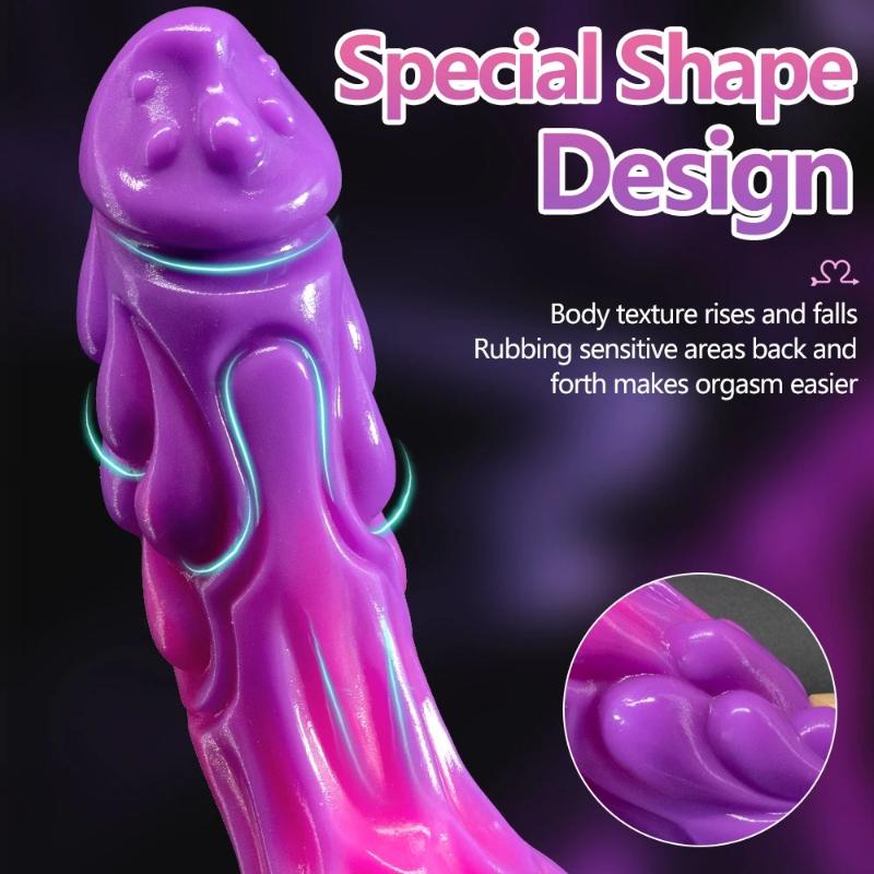 Dildo Silicone Strong Suction Cup Dildo Prostate Massager G Spot Clitoris Stimulator Large Butt Plug Dragon Thick Dildo Anal Sex Toy for Women Men Gay