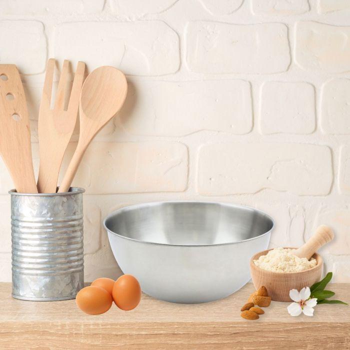 Edelstahl-Rührschüssel 25 cm Durchmesser fackelmann basic