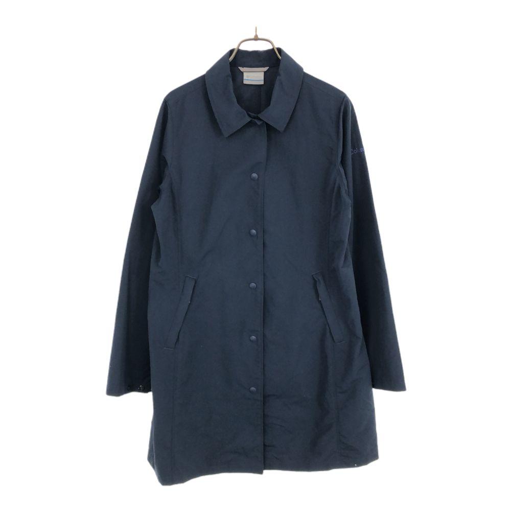 

Columbia Long sleeve Spring coat L Navy Nylon coat Women Used
