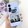 For Funda Honor 90 Lite Case Honor 100 Pro Honor100 5G Back Cover Astronaue Cow Pattern Etui Soft Silicone Huawei Honor90 Lite