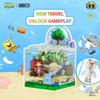 Spongebob Building Blocks Pineapple House Restaurant Anchor House Tree House Room Model Bricks Desktop Ornaments Kids Toys Gift
