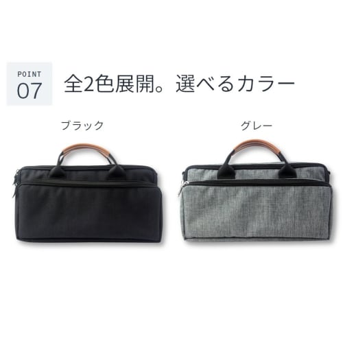 LOE Keyboard Bag, Compatible with PFU HHKB Professional/Lite2, Nintendo Switch, and HORI Grip Controllers (Black)