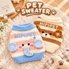 Knitted Cat Dog Sweater Striped Cat Sweater New Pet Warm Coat for Cats