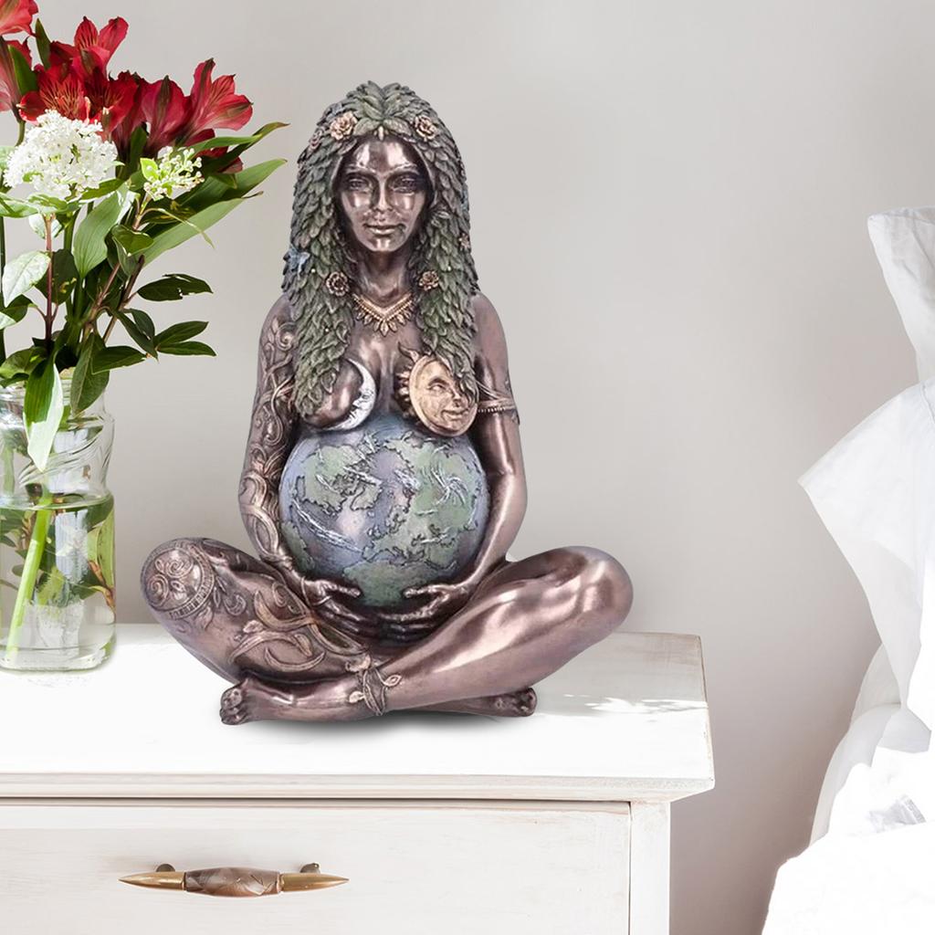 Zeița Pământului Gaia Mama Pământ Statuetă Ornamente