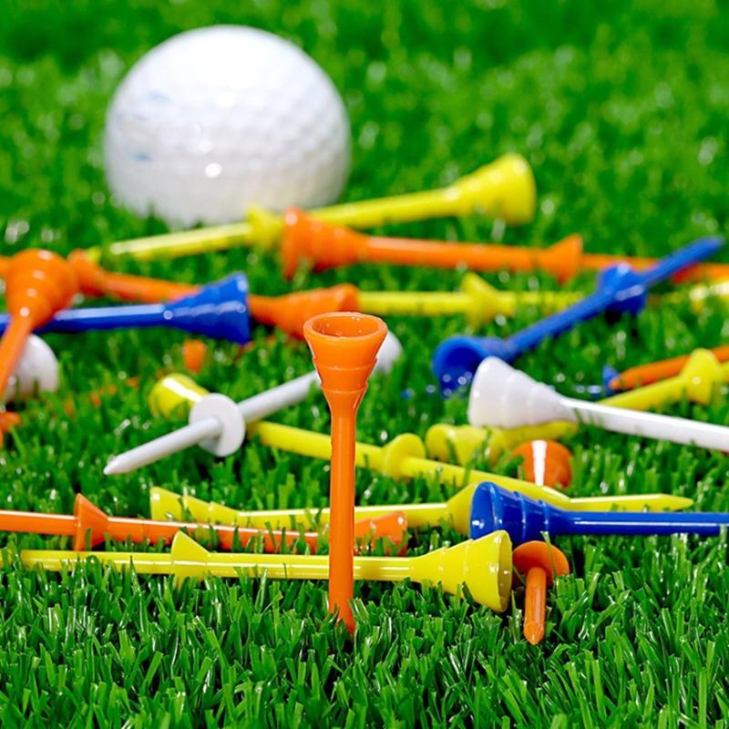 Pack of 10 Golfs Support Tees Golfs Base Golfs Holder Tees Standard Golfs Tees Castles Golfs Tees for Driver Training