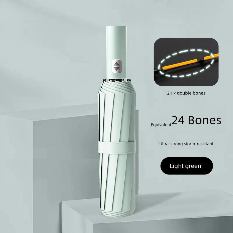 

24 К Двойные Кости Большой Зонт Мужской Женский Ветрозащитный Компактный Зонт Автоматический Складной Бизнес Роскошный Зонт От Солнца Дождя Путешествия