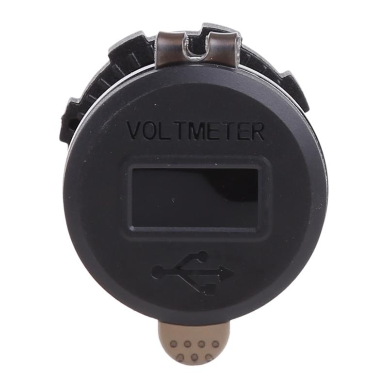 12-24V Dual USB QC3.0 Socket with Voltmeter for Marine Yacht RV