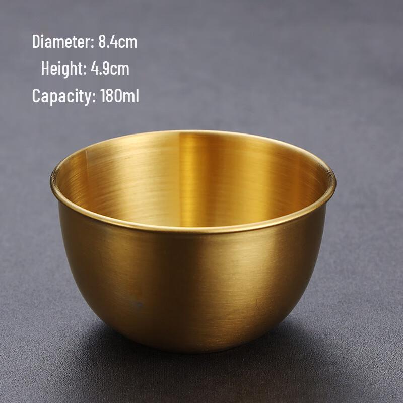 

ZISIZ 180ml Golden Sauce Dish Set