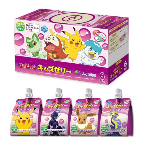 

Lipovitan Kids Jelly, Grape Flavor, 125g x 6 packs, Taisho Pharmaceutical, Preservative-free, Antioxidant-free, Allergen-free (28 ingredients), Contai