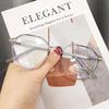 Polygonal Finished Myopia Glasses Anti-blue Light Fashion Eyeglasses Men Women Diopter 0 -1.0 -1.5 -2.0 -2.5 -3.0 -3.5 To -6.0