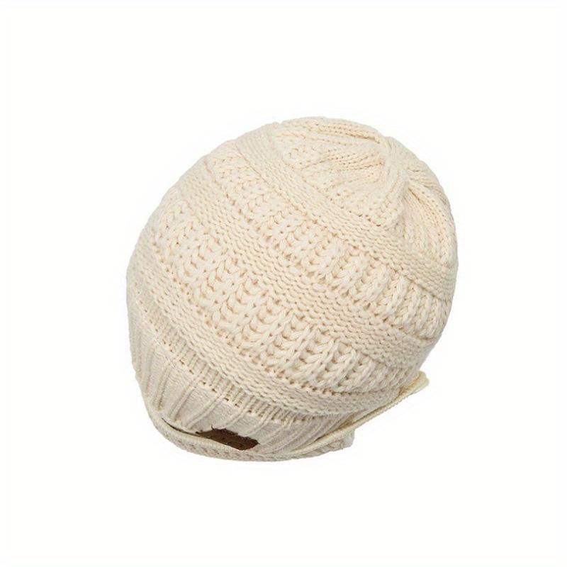 Žhavý výprodej Pletený návlek na obličej Sada čepice Beanie Odnímatelná teplá čepice pro ženy Muži Měkké Pohodlné Dámské Čepice Sombrero