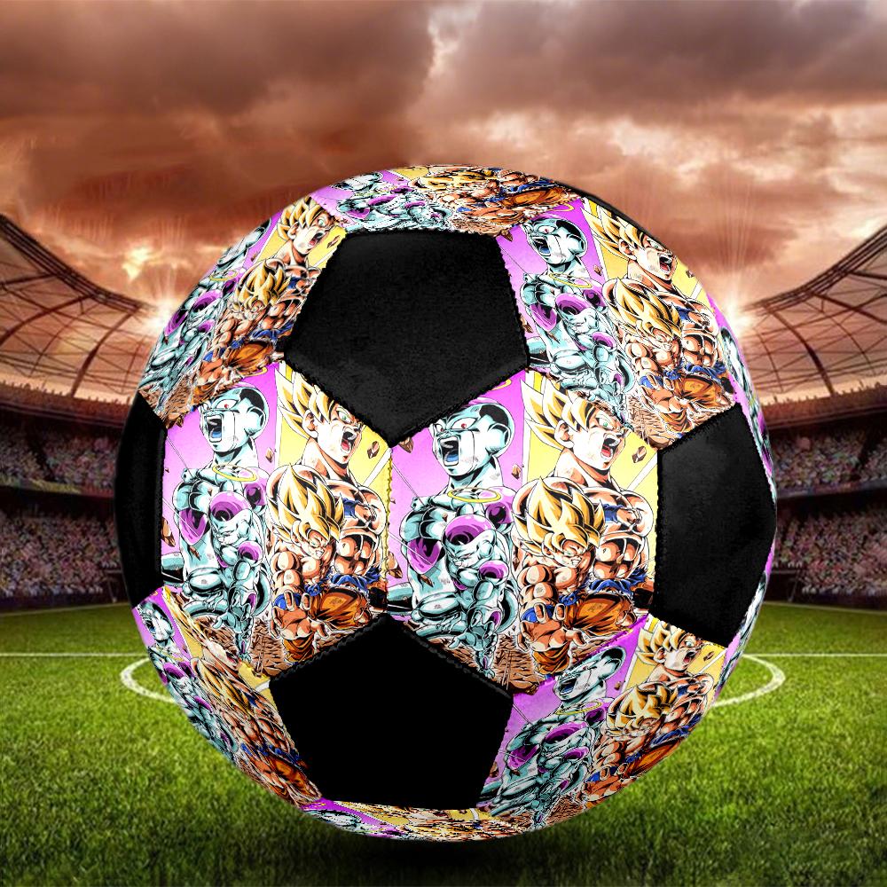 Dragon Ball Indoor Soccer Ball Colorful Machine Stitched PVC Size 5 Team Training Competition Ready Durable High-Bounce Cool Sports Gift
