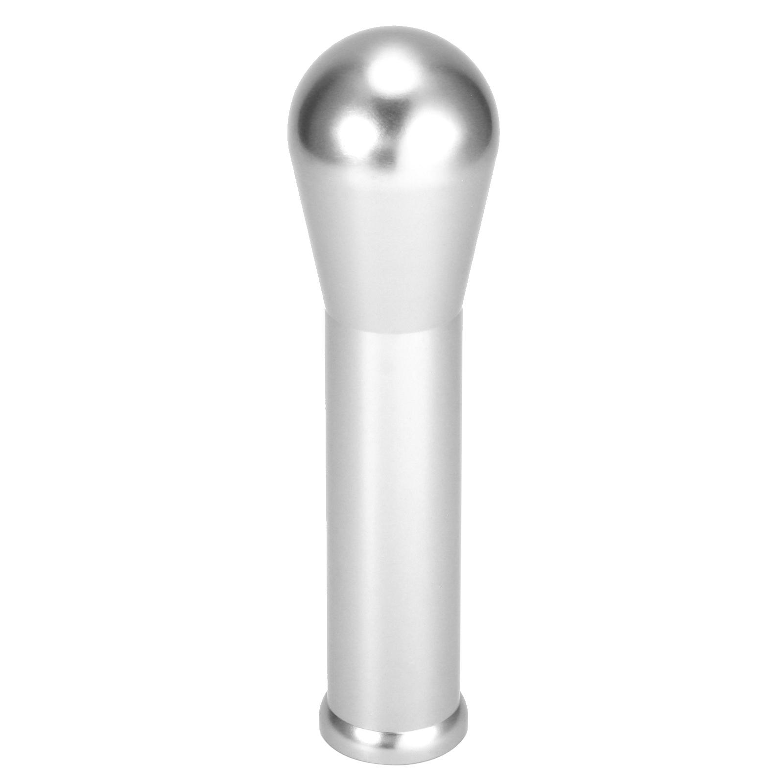 

15cm 5.9in Manual Automatic Shift Knob Gear Stick Aluminum Alloy Accessory Universal for CarSilver