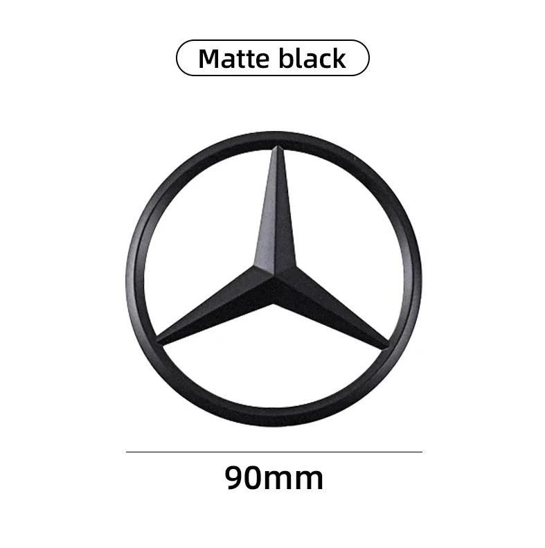 Fcgqu8 Car Sticker Hot For Mercedes Benz 9cm ABS Car Rear Decal Trunk Emblem Sticker For Mercedes Benz S320 W164 W203 W204 W168 C180 E3