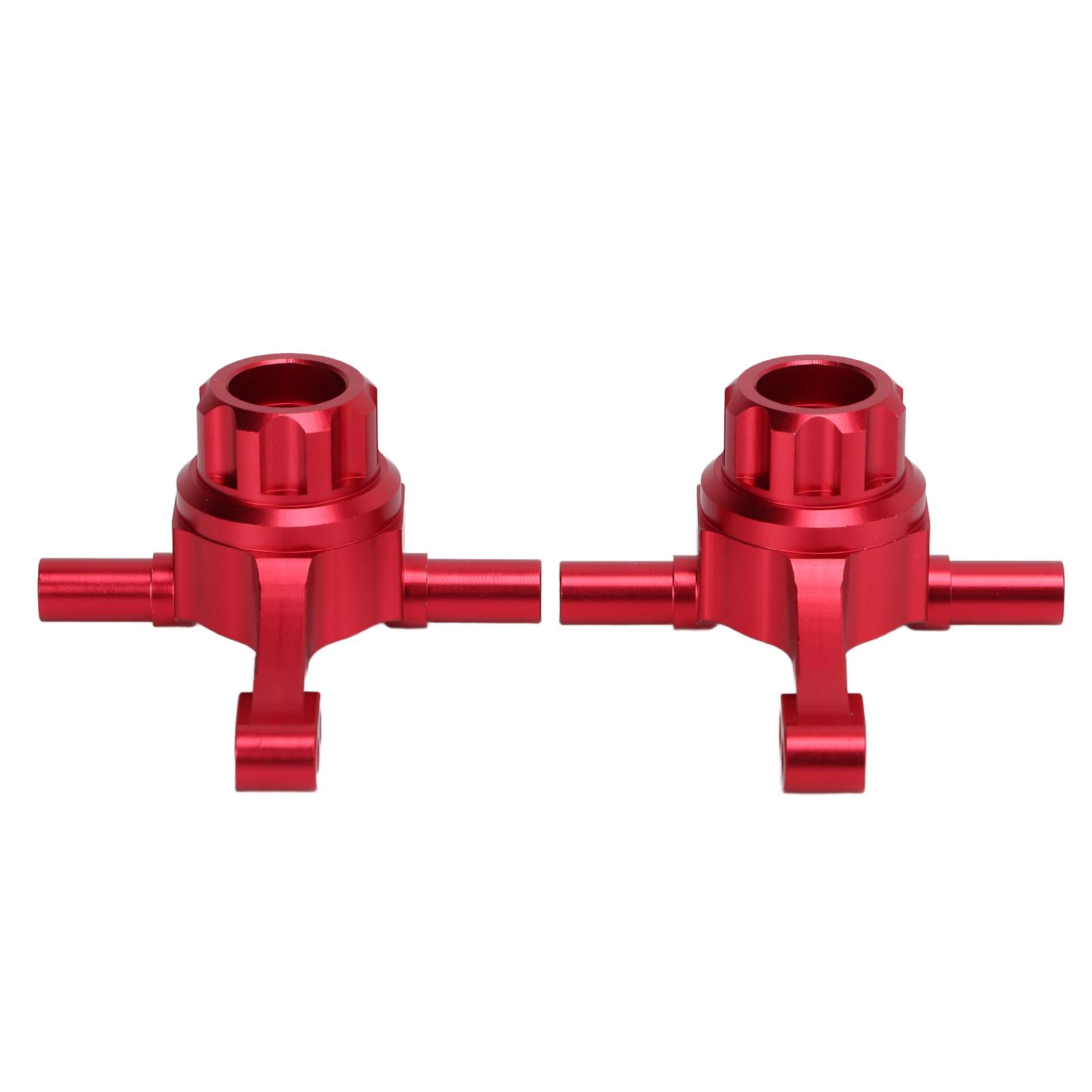 

Aluminum Alloy Front Knuckle Arms Steering Cup for Tamiya TT02 110 RC Car Upgrade PartsRed