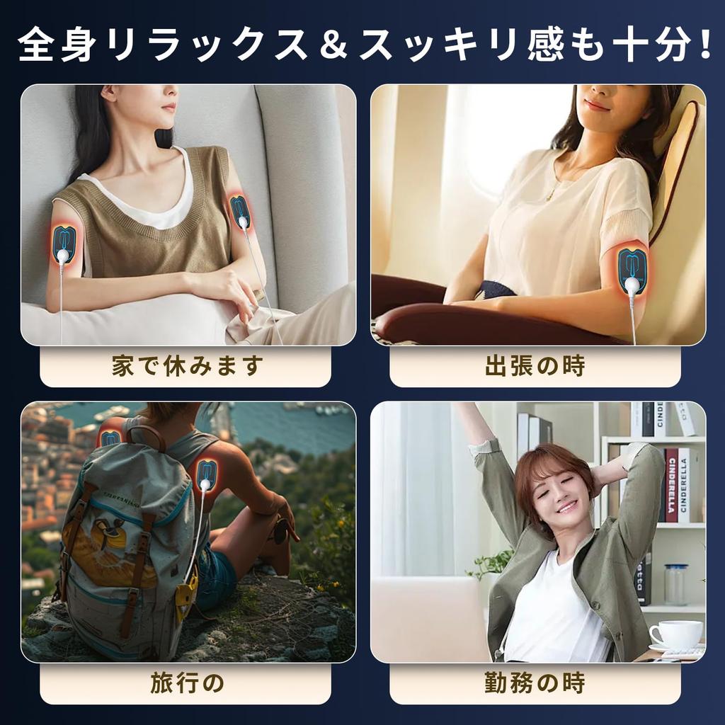 YOSINA EMS Full Body Muscle Stimulator with 9 30 Intensity Dual and Perfect Gift for Respect for the Aged Day Modes, Levels, A/B Channel, Type-C