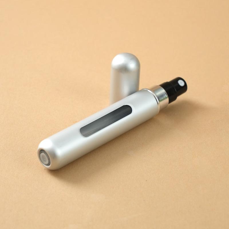 10 ml refillable perfume spray bottle, portable travel size, unscented, PVC-free, metal and plastic , spray bottle for p