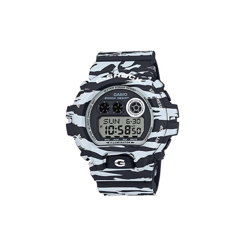 

Casio G-SHOCK Series 2015 TWO TONE Series Fully Automatic Calendar Shockproof and Waterproof Movement Quartz Movement Resin Strap GD-X6900BW-1 сірий колір