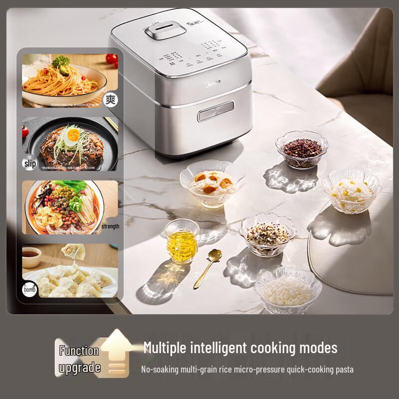 Midea IH Smart Multi-function Rice Cooker with Titanium Liner CN plug (adapter included)