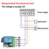 433MHz Remote Control for Electronic Door Lock LED Dry Contact Switch Module Wireless Access Control DC 5-24V 10A Relay Breaker