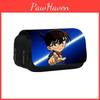 Detective Conan Professional Style Nylon Pencil Pouch With Ample Storage For School Supplies