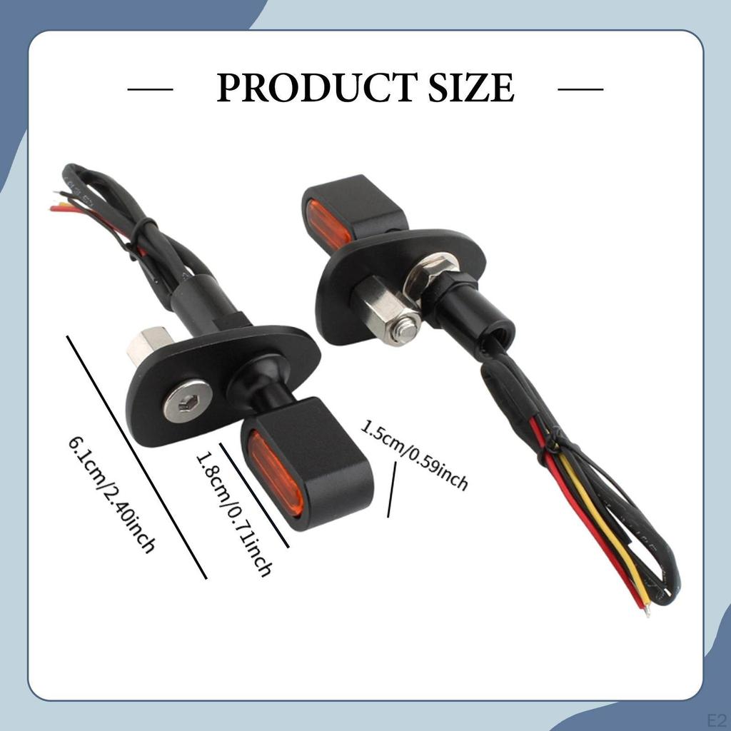 Motorcycle Direction Light Brackets Aluminum Alloy Sturdy Accessories Turn Signaling Device Mount