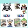 Funko Pop One Piece Luffy Brook Chopper Zoro Nami Law Actionfigur Spielzeug 9cm
