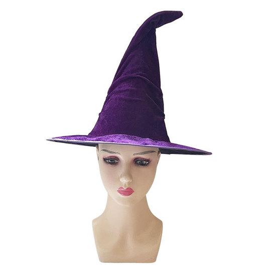Halloween Witch Hat For Women Black Tall Top Magician Magic Wizard Cosplay Costume Headpiece Party Decoration Halloween Dress Up Accessories For