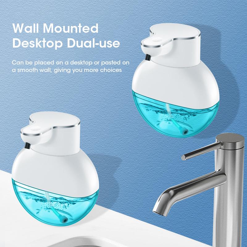 Automatic Motion Sensor Touchless Soap Dispenser 420ml Wall Mounted Liquid Dispenser for Kitchen Bathroom Home
