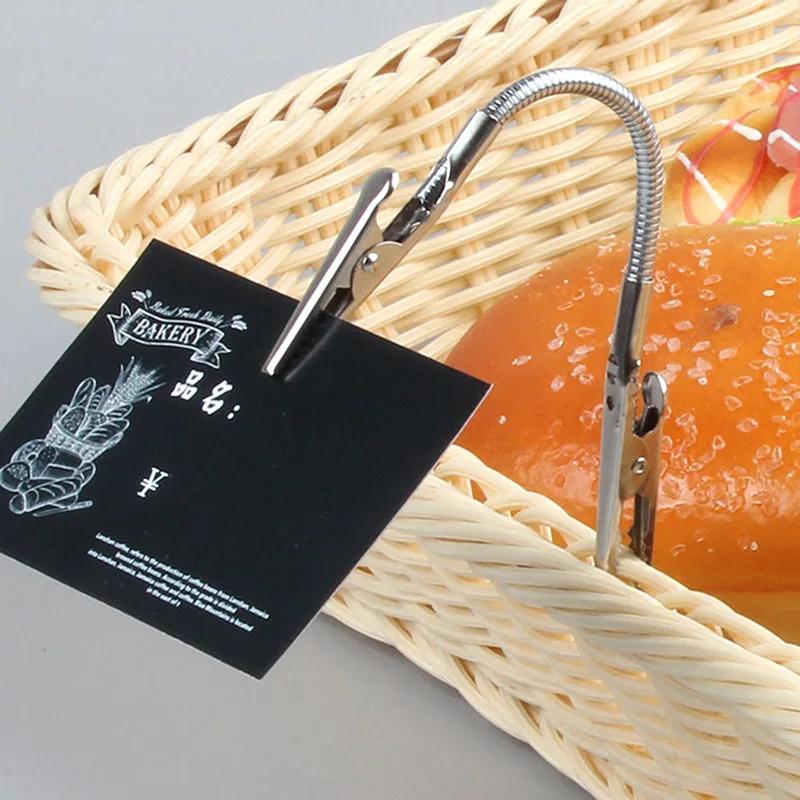 1/5/10 Pack Multi-Purpose Alligator Clip Double-Ended Hose Diy Memo Card Photo Picture Note Clip Office Accessories