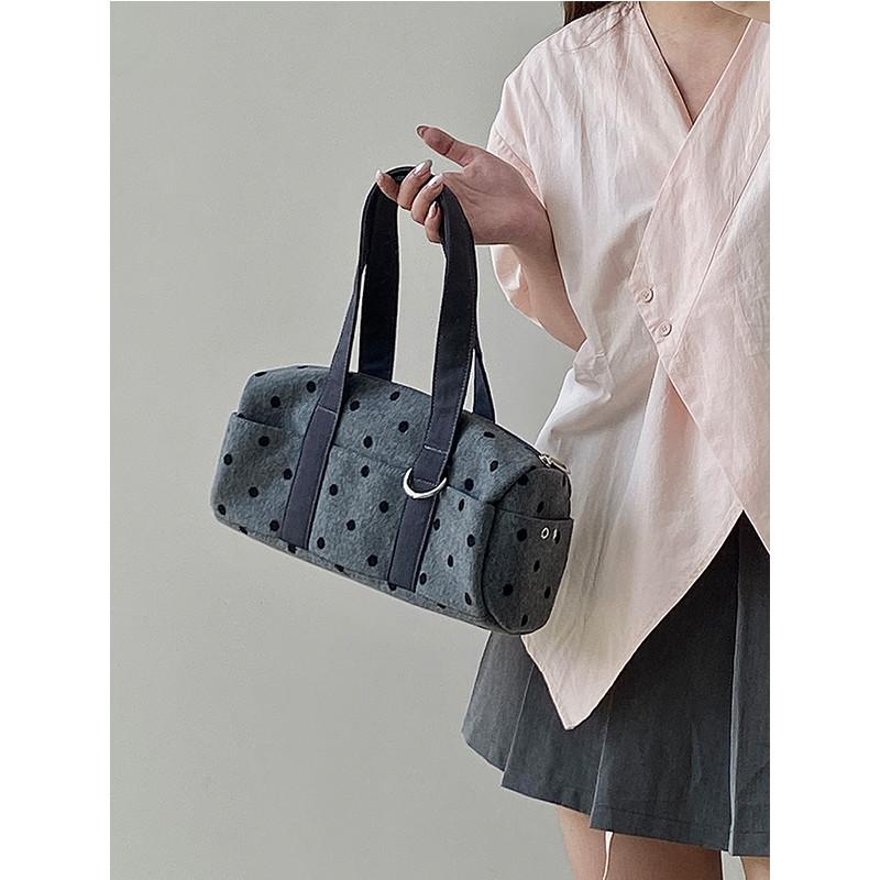 IELGY Ladies Handbag Polka Dot Underarm Bag Commuter All-Match