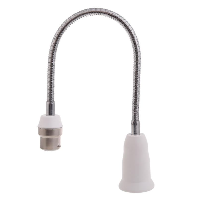 Multifunctional B22 to E27 Base Extended Light Holder Lamp Bulb Socket Adapter for Photography Studio and Home Decor