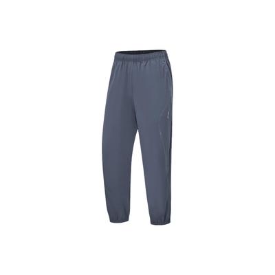 Li Ning Running Series Effen Kleur Reflecterend Sneldrogend Cool Sportbroek Damesbroek Cool-Zand-Zwart AYKT428-2