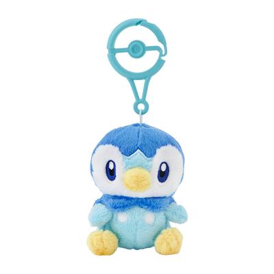 Pokemon Center originalmaskot Piplup med karbinhake