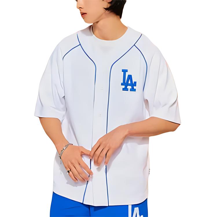 MLB Baseball Jerseys Unisex White Moderate Straight Fit 3ABS60123-07WHS