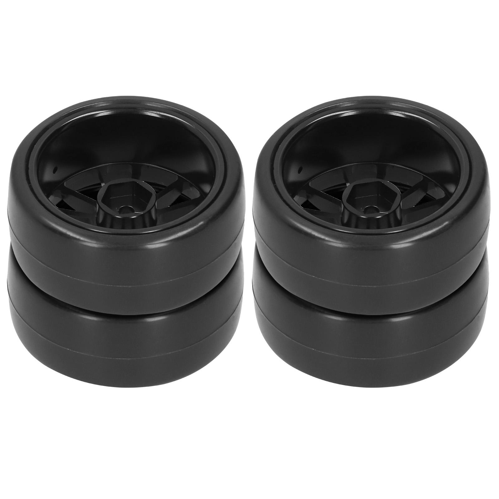 

4pcs Aluminum Alloy Drift Tire RC Car Accessories Fit for WPL D12 1/10 RC Truck 63MM
